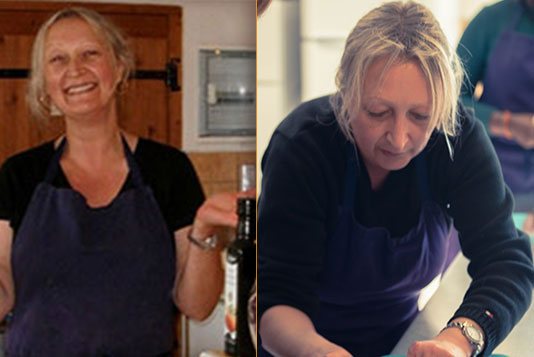Marlene teaching in the kitchen at Le Gargantua